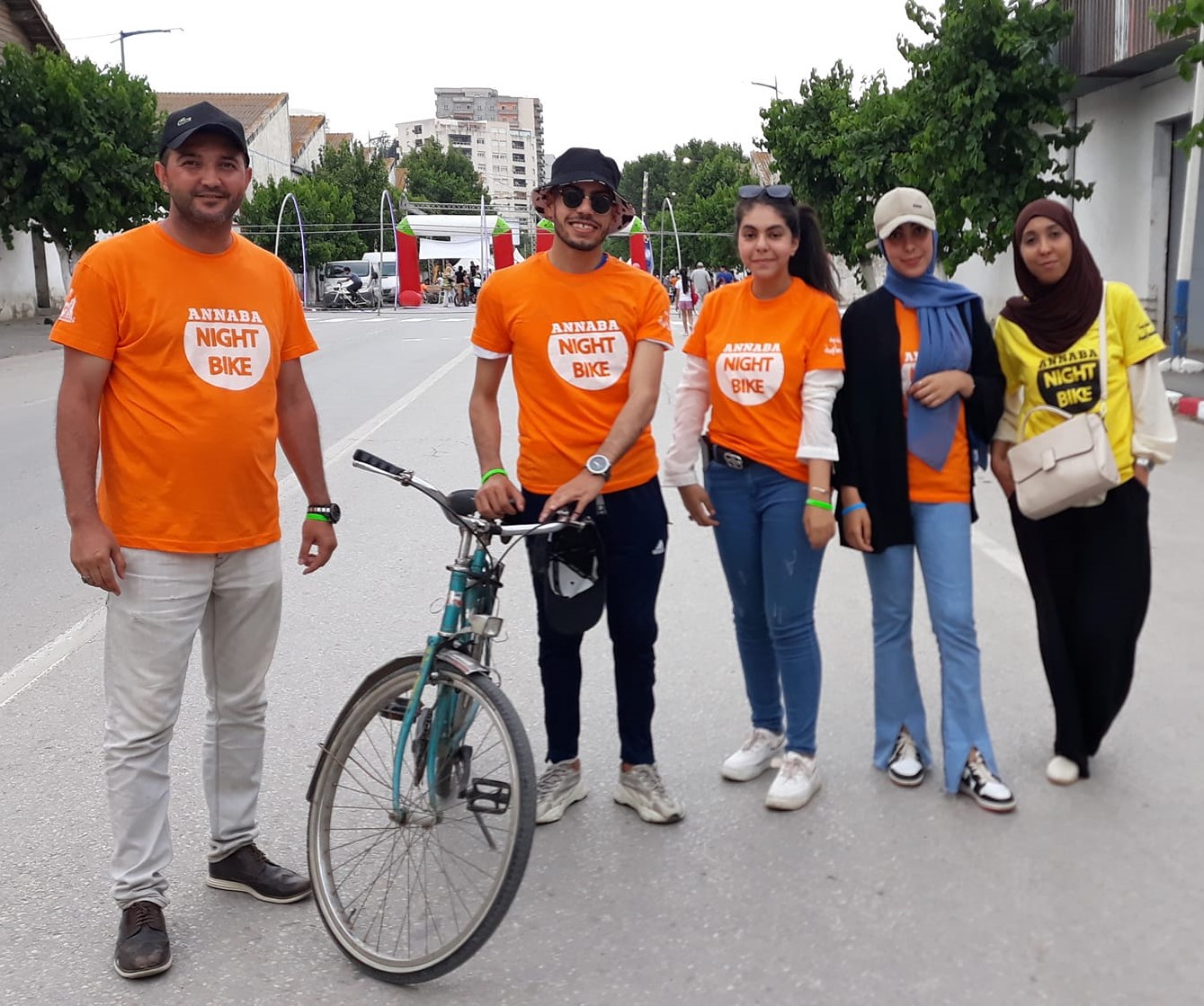 Volunteer Shirt from the First Annaba Night Bike Festival