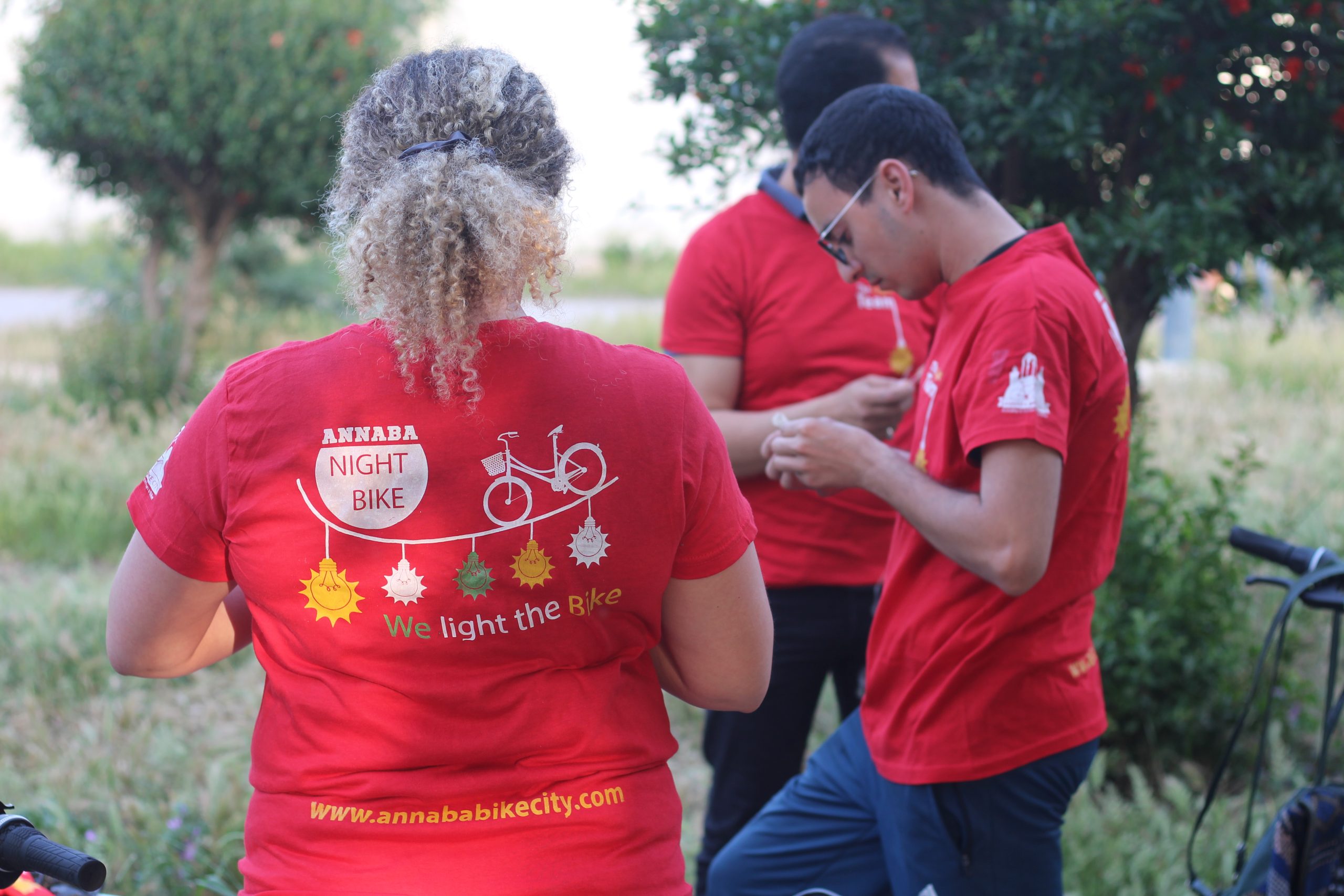 Light Team Shirt – 2023 Annaba Night Bike Festival, Second Edition