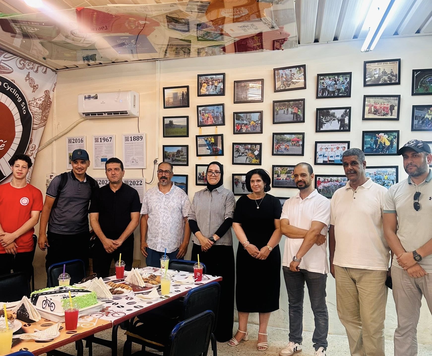 تدشين مقهى الدراجة الهوائية بعنابة Bicycafé